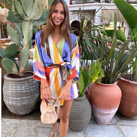 🌻 RESTOCK Zara Striped Jumpsuit dress - Picture 8 of 16